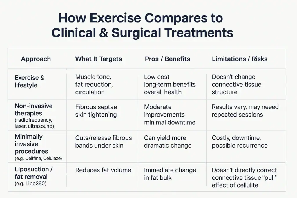 Sculpting Your Bum: Can Toning Exercises Really Reduce Cellulite? 2 How exercise compares to treatments from Lipo 360 Pinner
